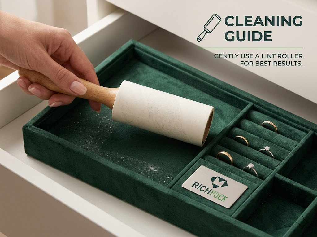 How to Use Drawer Jewelry Trays to Change Traditional Jewelry Storage - Cleaning Velvet and Felt Without Damage