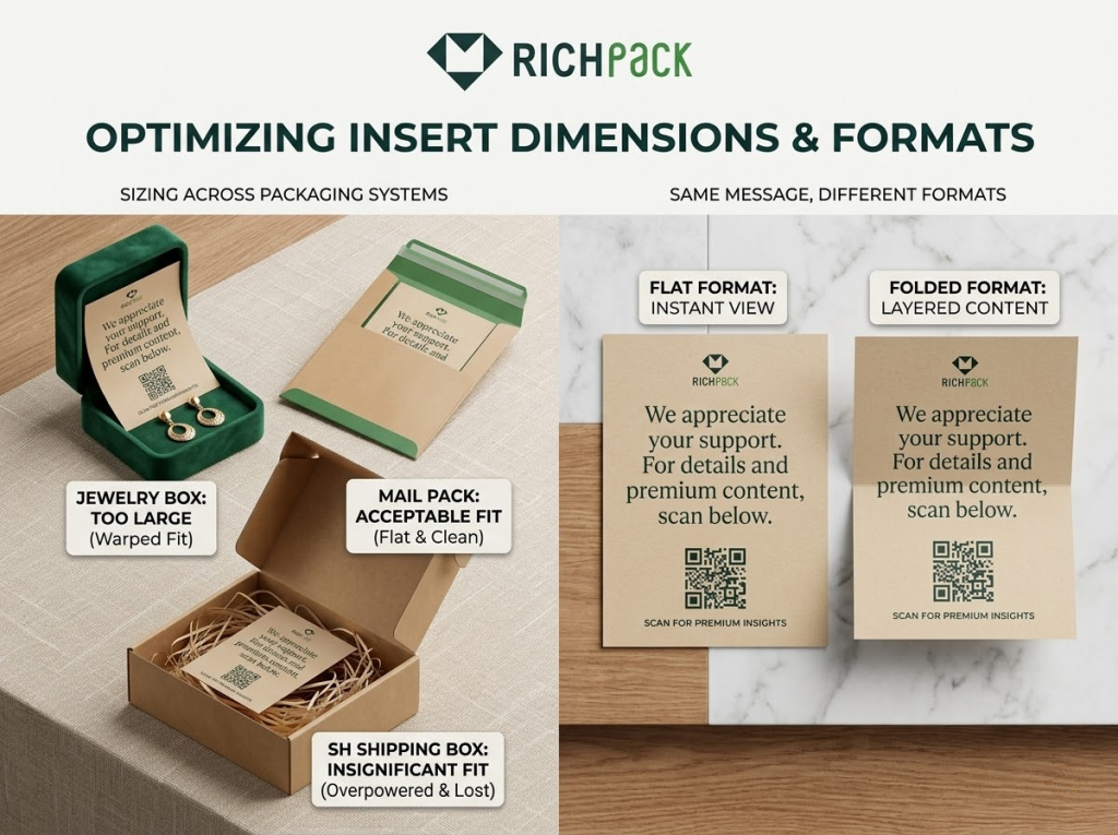 The Ultimate Guide to Choosing the Right Thank You Card Size - E commerce Packaging Inserts