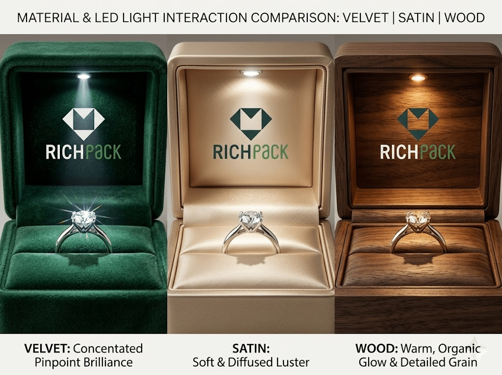 How to Customize the Best Luxury Ring Box With Light for Your Brand - How Material Choice Affects LED Performance