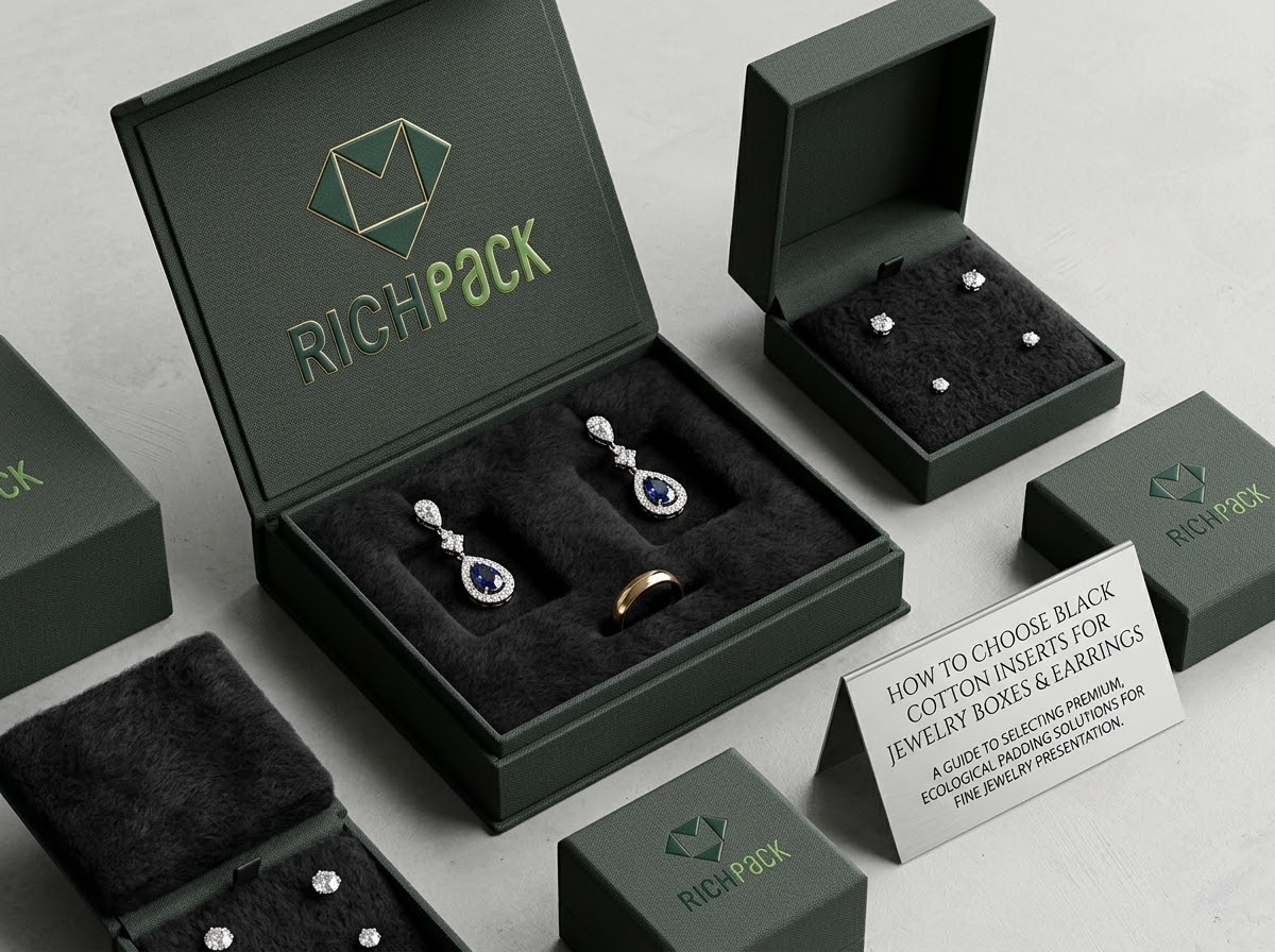 How to Choose Black Cotton Inserts for Jewelry Boxes and Earrings - How to Choose Black Cotton Inserts for Jewelry Boxes and Earrings