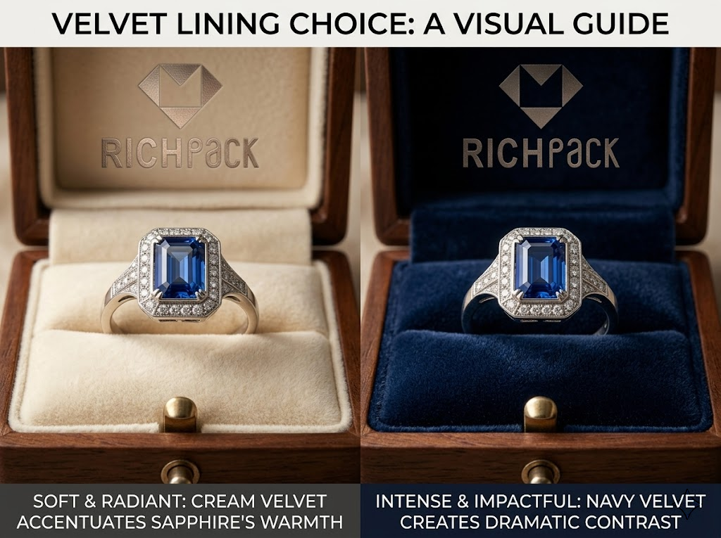 How to Pair a Vintage Art Deco Ring Box with Your Ring - Let Interior Color Amplify the Ring's Stone