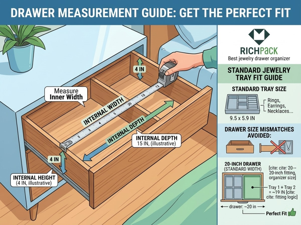 15 of the Best Jewelry Drawer Organizer Solutions in 2026 - Measure Your Drawer Before You Buy