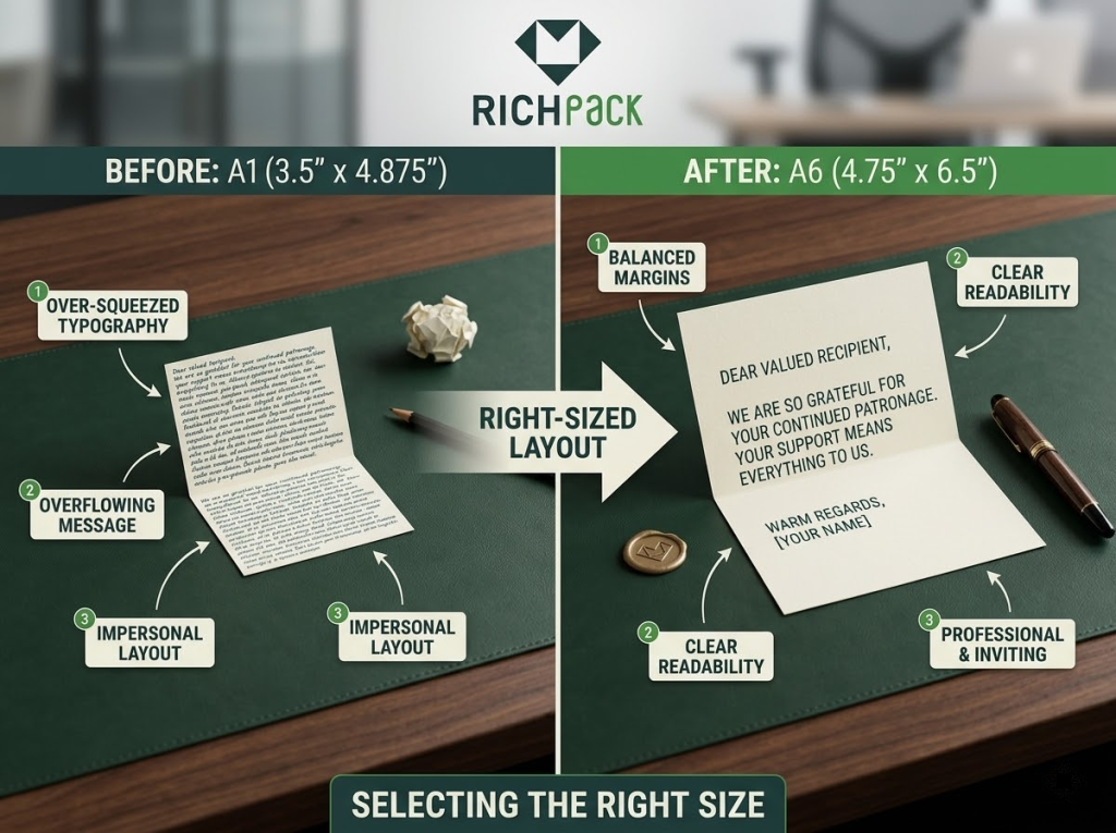 The Ultimate Guide to Choosing the Right Thank You Card Size - Message Length