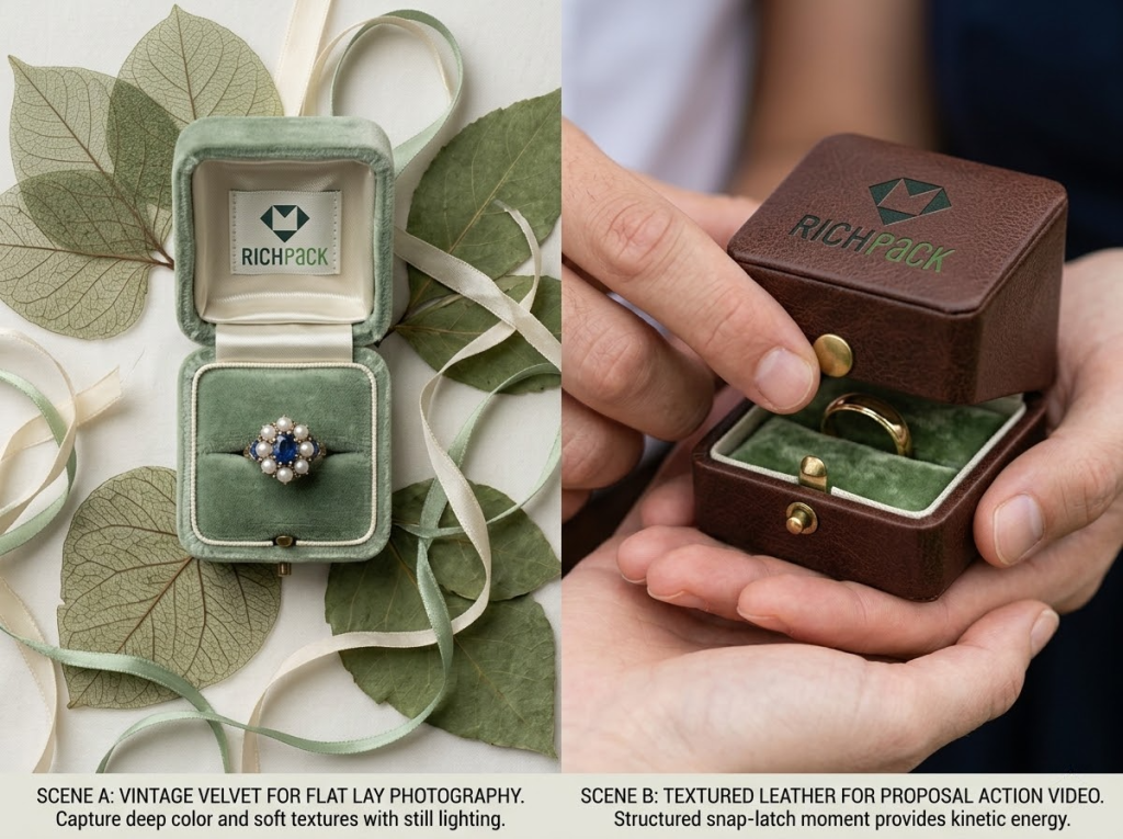 The Secret to Sourcing a Vintage Style Ring Box - Specific Box Styles for Specific Shot Types