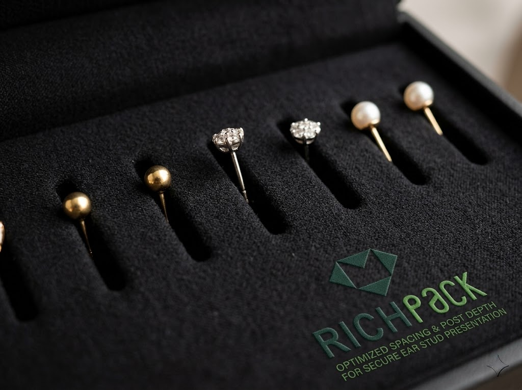 How to Choose Black Cotton Inserts for Jewelry Boxes and Earrings - Studs and Posts