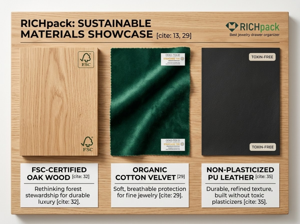 15 of the Best Jewelry Drawer Organizer Solutions in 2026 - Sustainable Custom Tray Materials in 2026