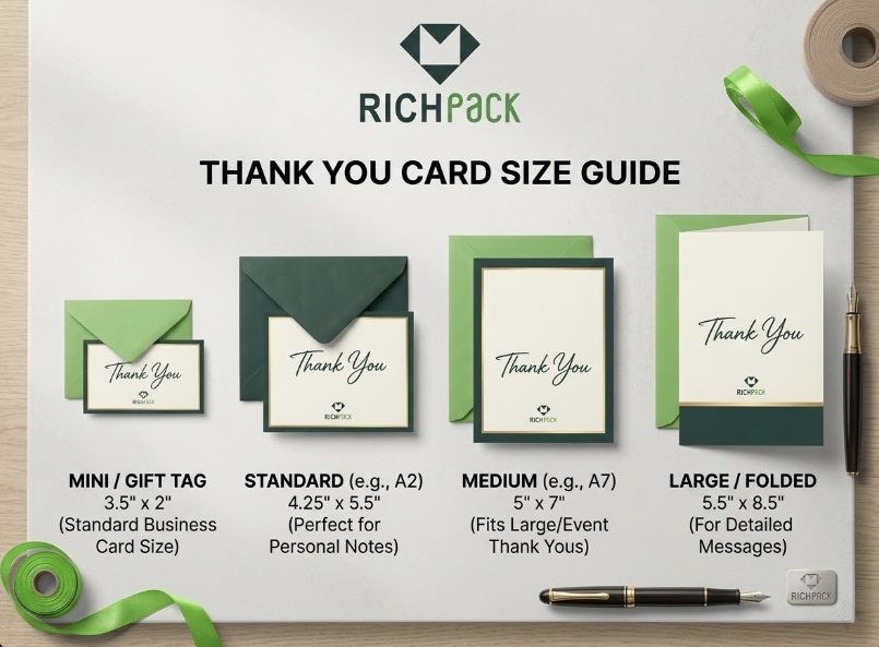 The Ultimate Guide to Choosing the Right Thank You Card Size - The Ultimate Guide to Choosing the Right Thank You Card Size 1