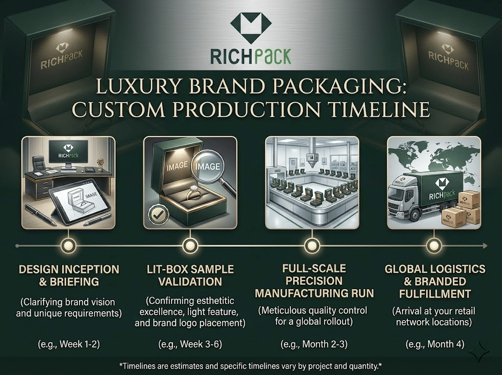 How to Customize the Best Luxury Ring Box With Light for Your Brand - Understand MOQ, Pricing, and Lead Times