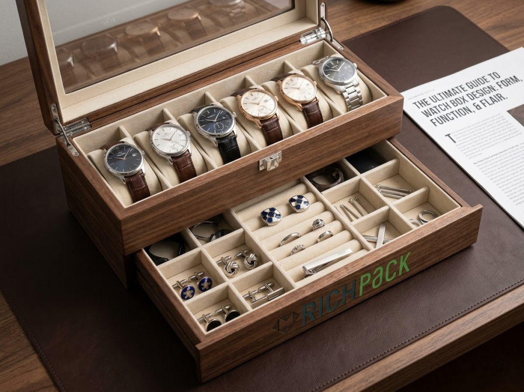 The Ultimate Guide to Personalized Men's Watch Boxes - Watch Boxes With Drawers