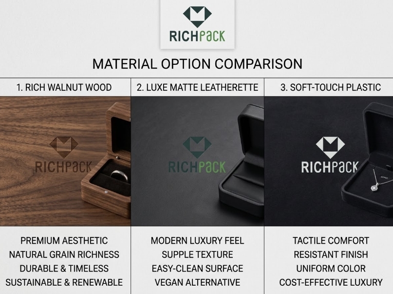 Exploring the Craftsmanship of Vintage Double Ring Boxes - What Surface Materials Support the Vintage Effect