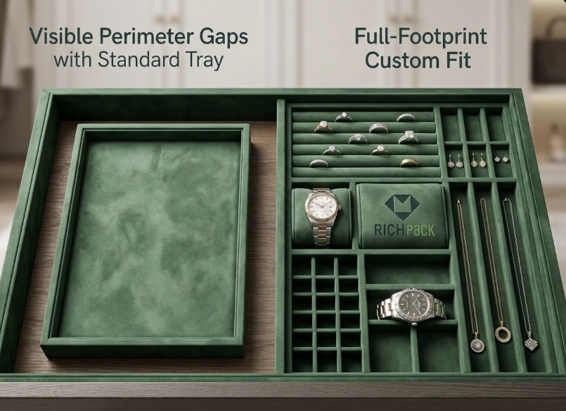 When Should You Consider Custom Jewelry Inserts for Your Drawers? - Why Do Generic Jewelry Trays Fail in Retail