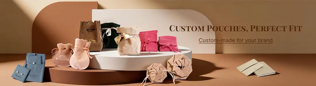 Kev sau cov hnab looj tes velvet tshwj xeeb hauv ntau yam xim thiab cov qauv, nrog rau kev xaiv hom lag luam rau qhov haum zoo meej.