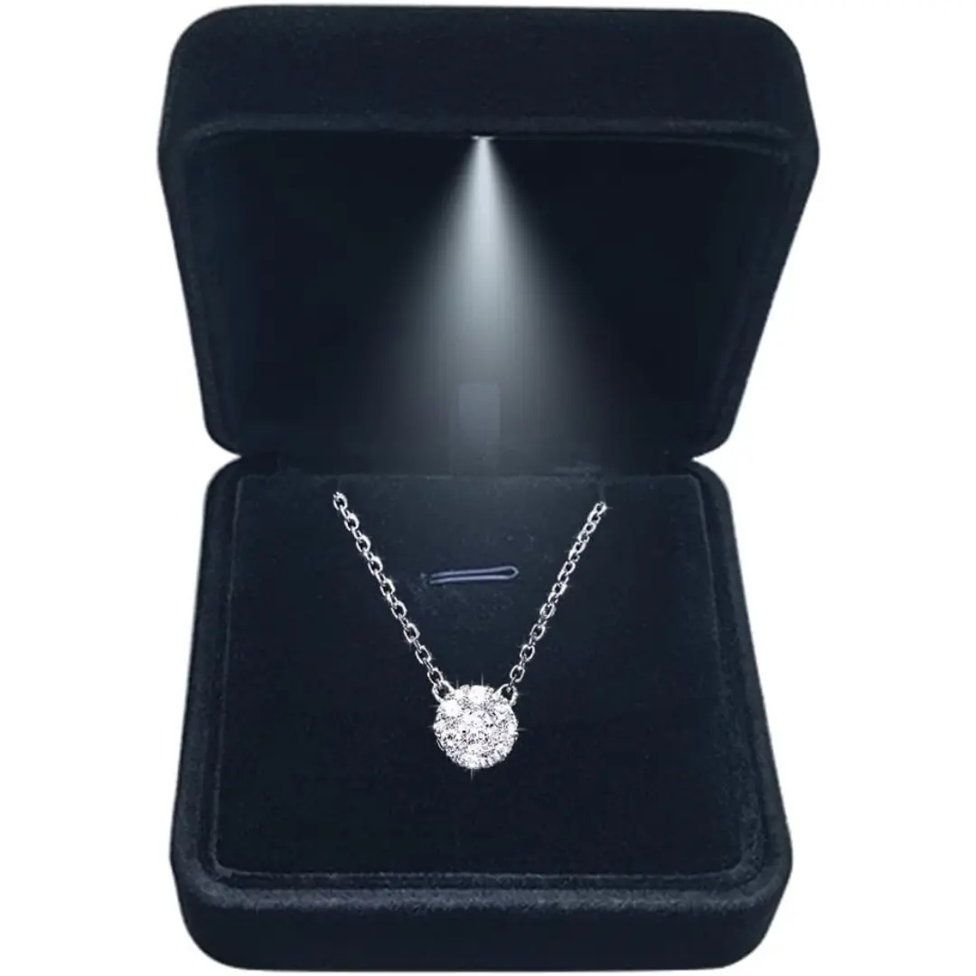 Jewelry Box with Light Black LED Jewelry Box for Rings & Jewelry Display | Custom Packaging | Richpack - led jewelry box​ 2