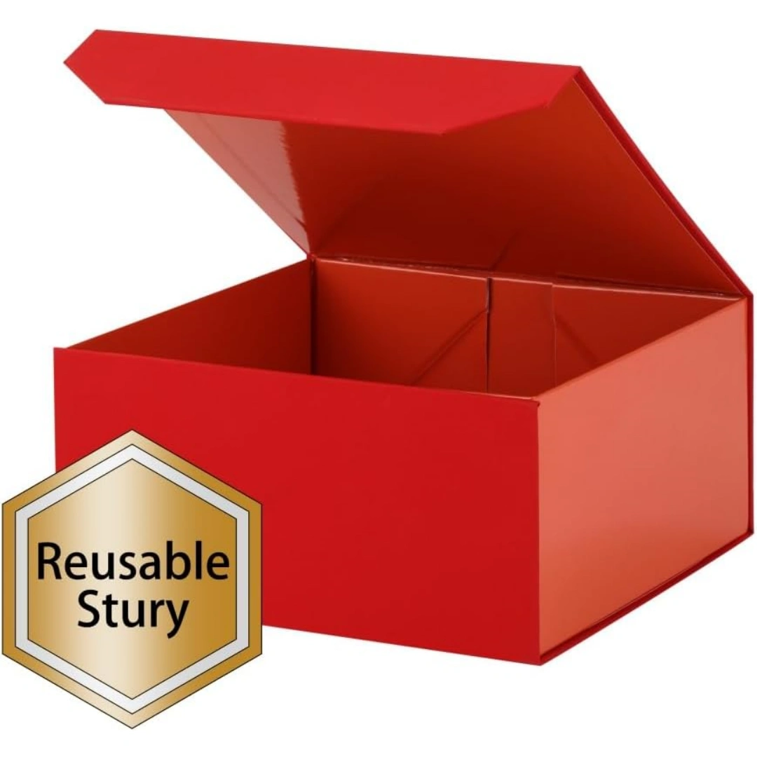 Magnetic Jewelry Box for Necklace & Ring | Black Cardboard Packaging | Richpack - magnetic gift boxes 3