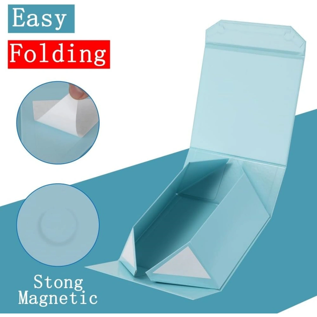 Magnetic Jewelry Box for Necklace & Ring | Black Cardboard Packaging | Richpack - magnetic gift boxes wholesale​ 4