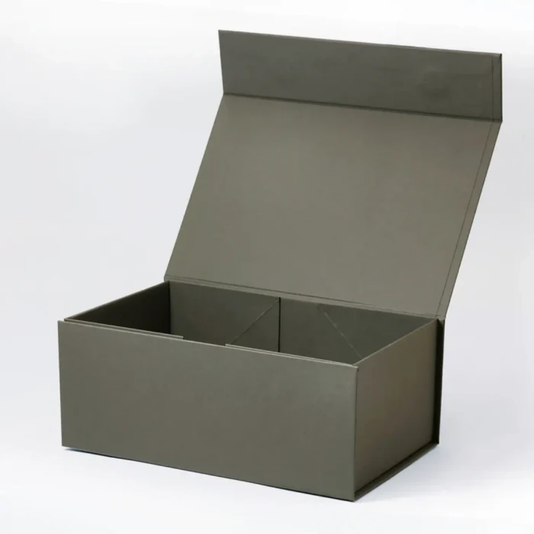 Magnetic Jewelry Box for Necklace & Ring | Black Cardboard Packaging | Richpack - magnetic lid gift box 2