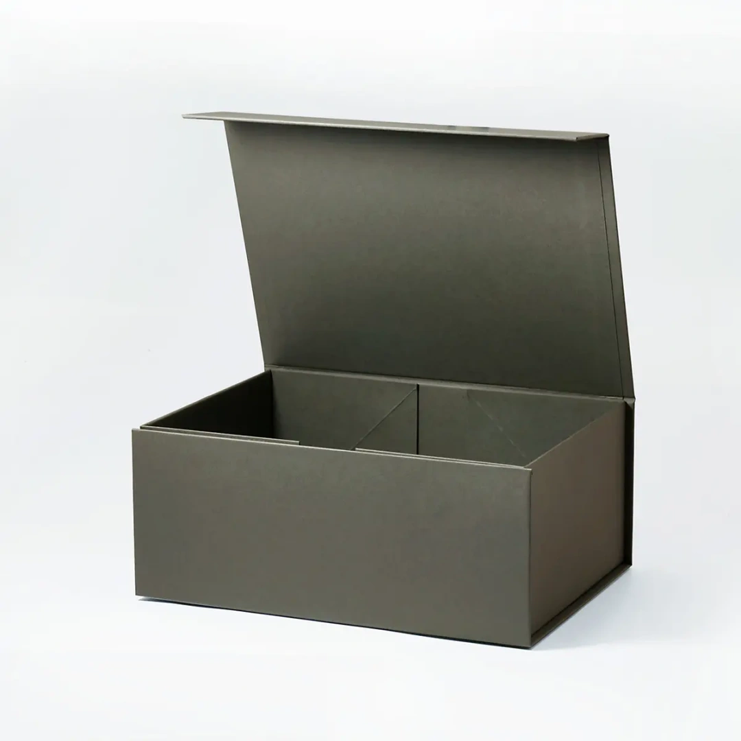 Magnetic Jewelry Box for Necklace & Ring | Black Cardboard Packaging | Richpack - magnetic lid gift box 3