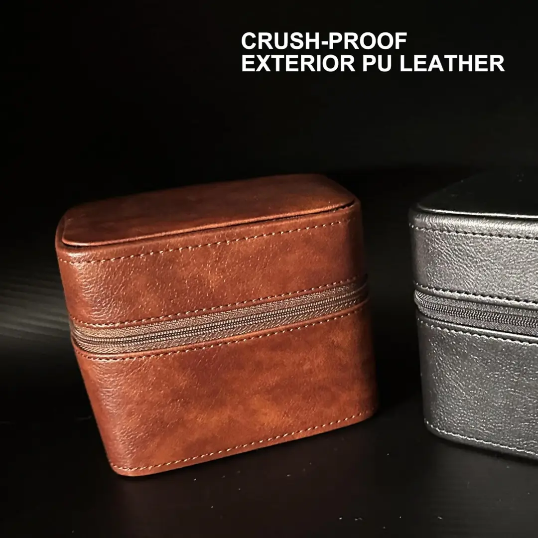 Mens Large Jewelry Box Blackgrey EVA | Custom Modern Packaging | Richpack - mens vintage jewelry box​ 3