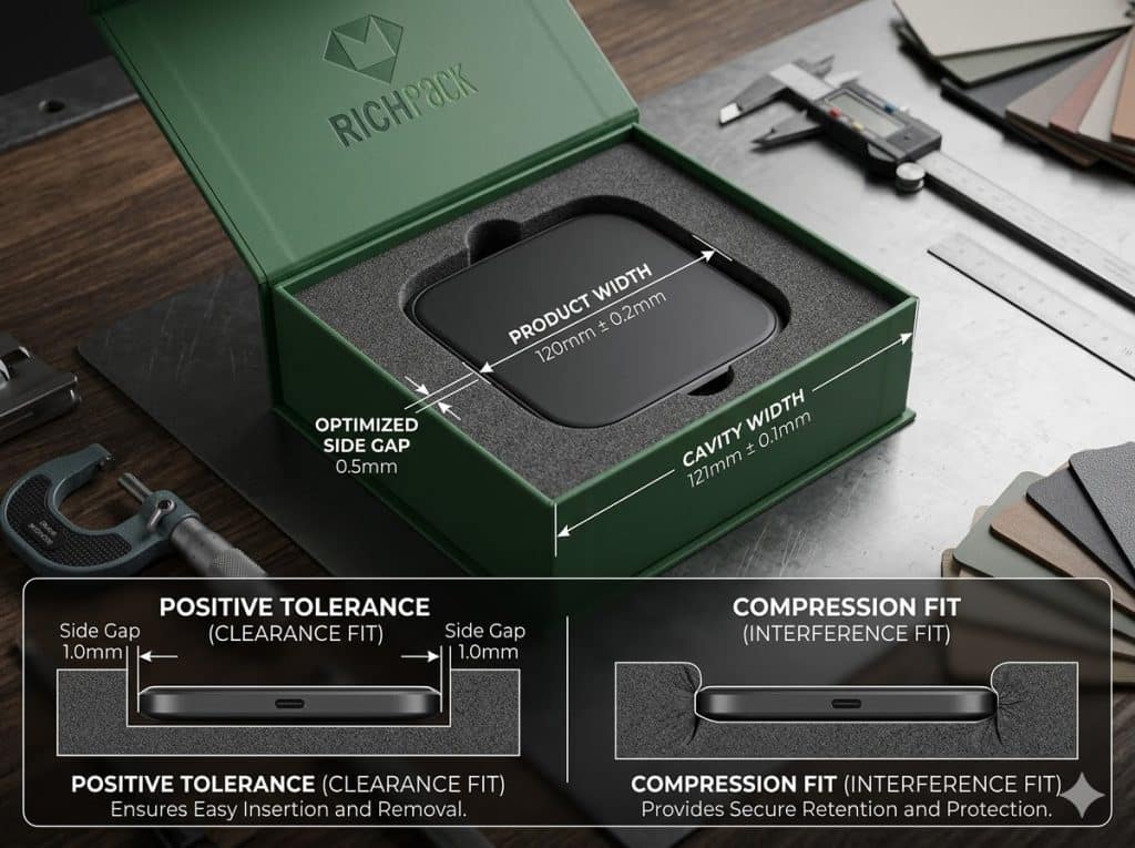 How to Make Products Perfectly Fit Your Magnetic Closure Gift Box - Add Realistic Tolerance