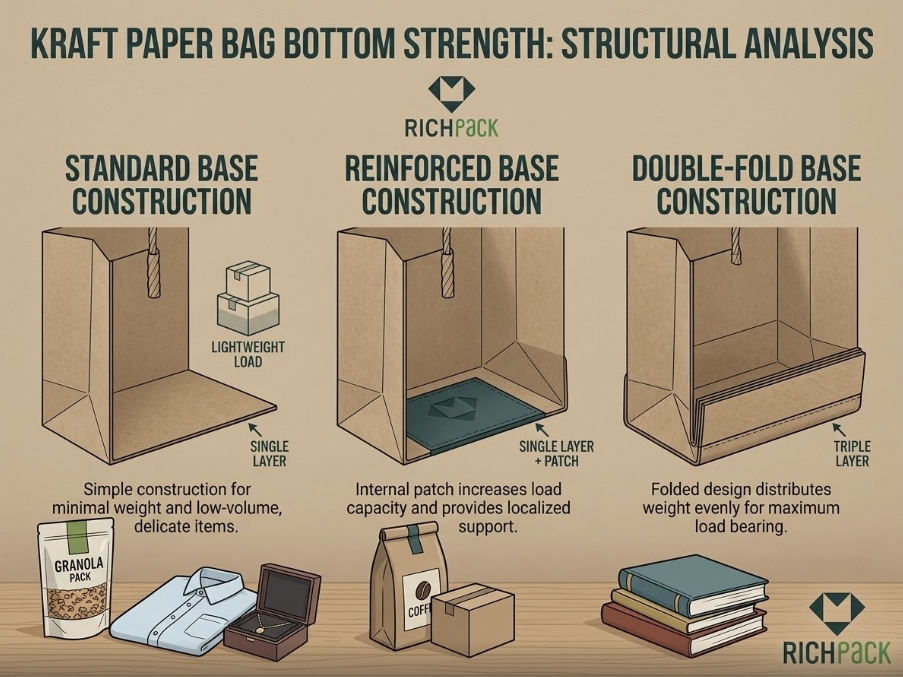 How to Choose the Right Kraft Paper Bag for Your Needs - Add Reinforced Bottoms for Heavier Products