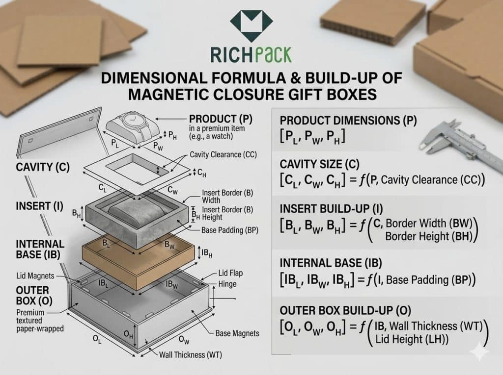 How to Make Products Perfectly Fit Your Magnetic Closure Gift Box - Build Internal Dimensions Around Real Product Needs