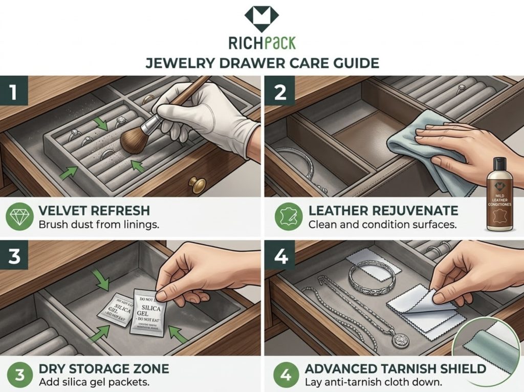 How to Choose The Best Jewelry Storage Trays for Drawers - Build a Simple Monthly Maintenance Routine