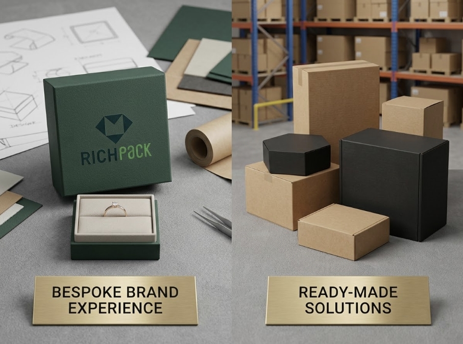 Custom Packaging vs. Stock Packaging: Detailed Guide - Custom Packaging vs. Stock Packaging Detailed Guide
