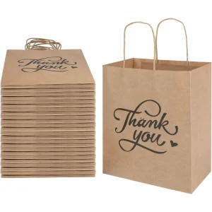 Custom Kraft Paper Bags | Eco-Friendly Jewelry Packaging | Richpack - Handle Paper Bag