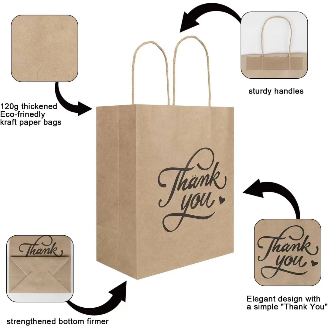Custom Kraft Paper Bags | Eco-Friendly Jewelry Packaging | Richpack - Handle Paper Bag 4