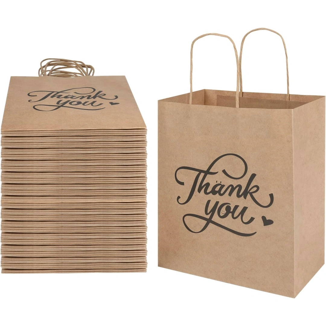 Custom Kraft Paper Bags | Eco-Friendly Jewelry Packaging | Richpack - Handle Paper Bag