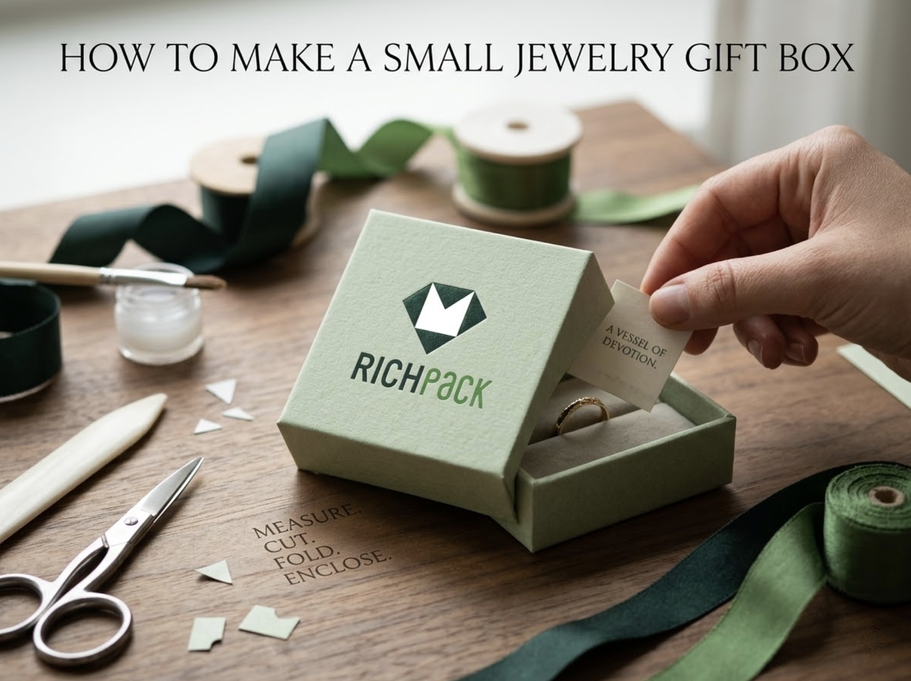How to Make a Small Jewelry Gift Box - How to Make a Small Jewelry Gift Box