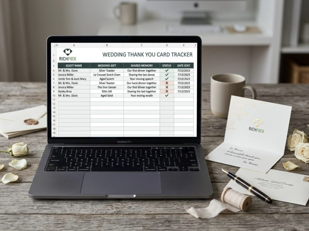 How to Write Wedding Thank You Card? - How to Personalize the Same Base Template