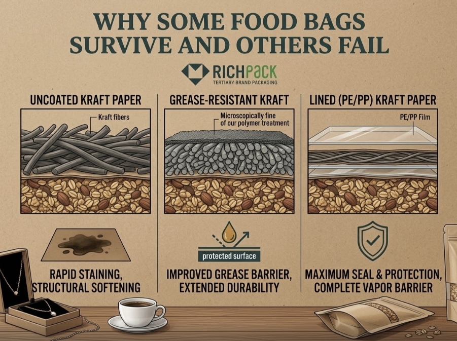 How to Choose the Right Kraft Paper Bag for Your Needs - Know When You Need Food Safe or Grease Resistant Paper