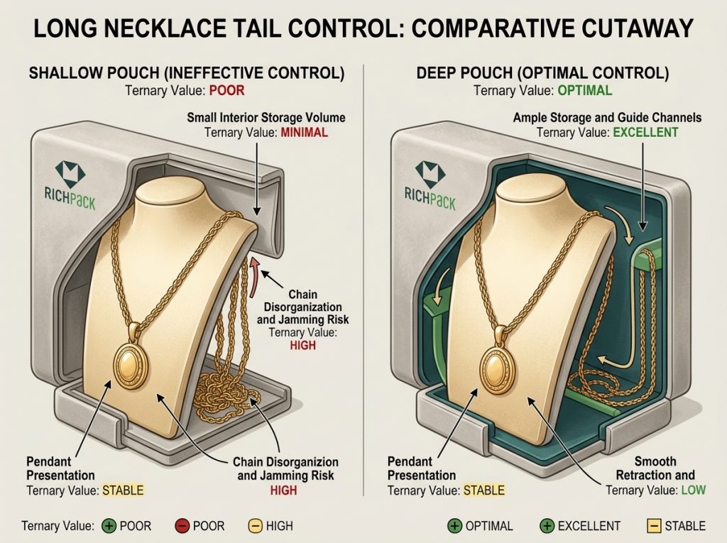 How to Choose the Right Necklace Box for Different Necklace Styles - Long Necklaces