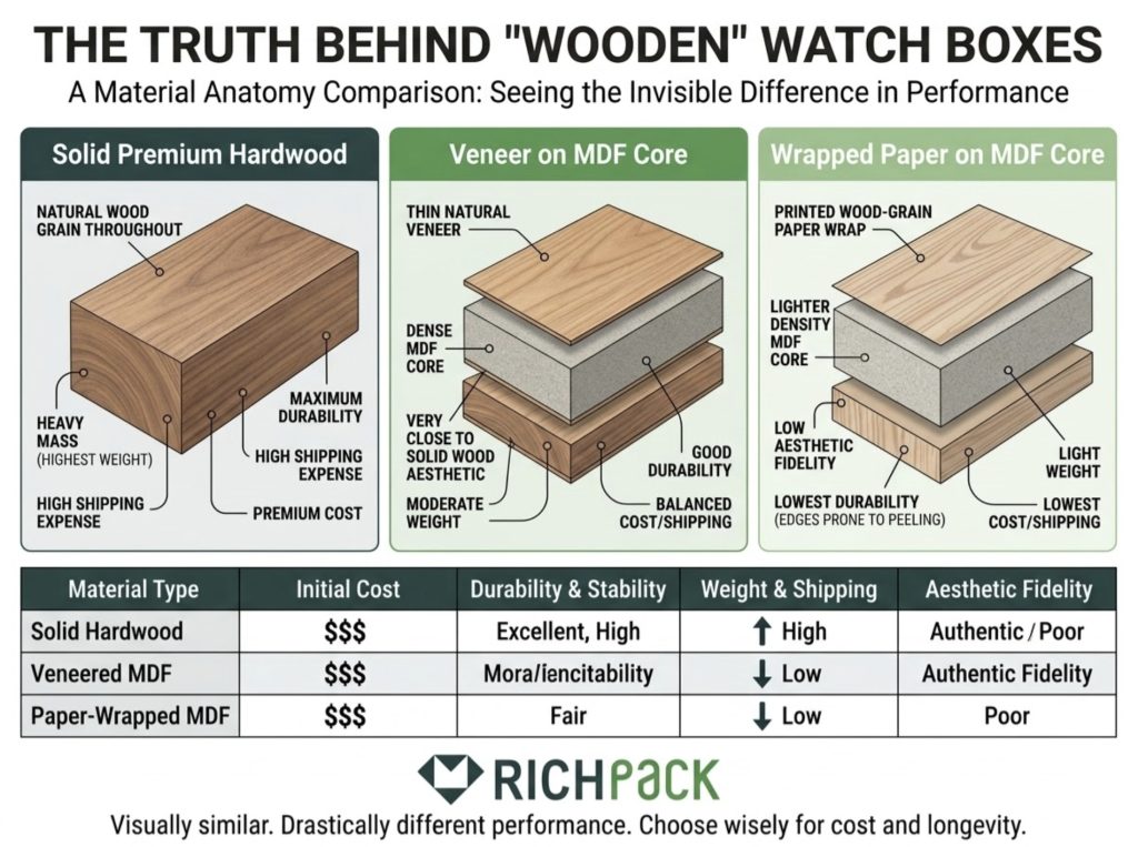 Which Material Is Better for the Watch Box? - Premium Look