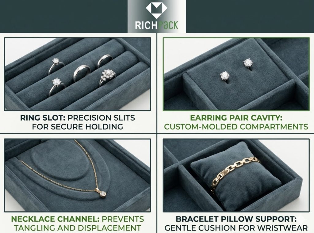 What Is The Best Material for Jewelry Box Inserts - Product Fit by Jewelry Type