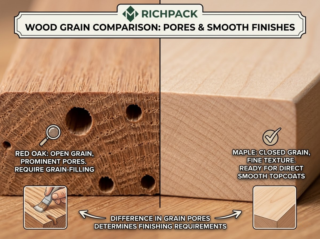 6 Best Woods for Handmade Jewelry Storage - Red Oak and Other Open Grain Hardwoods