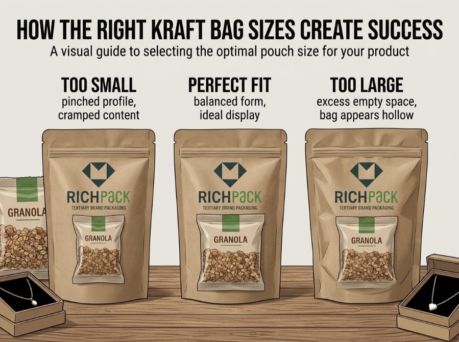 How to Choose the Right Kraft Paper Bag for Your Needs - Test a Size Range Before Committing to One SKU