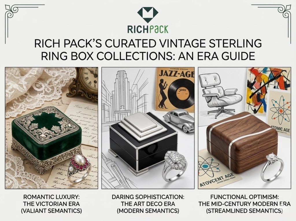 Vintage Sterling Ring Boxes: A Wholesale Buyer's Guide - The Era Cues Buyers Should Recognize