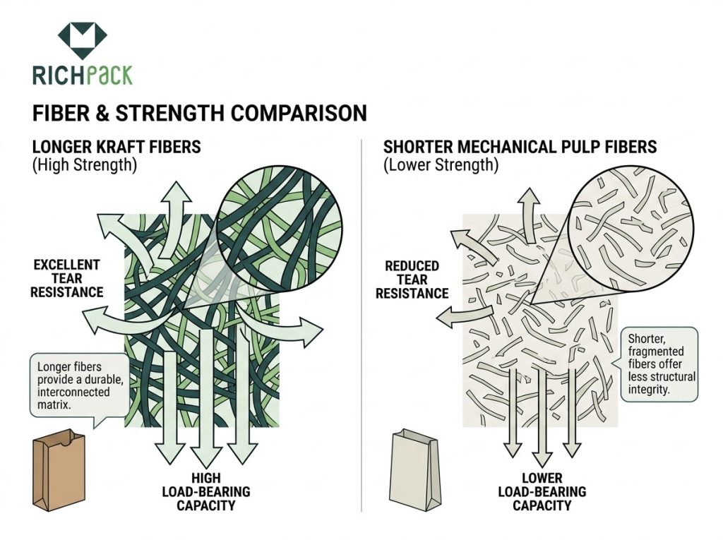 Why Is the Kraft Paper Bag Popular? - The Fiber Structure Changes Performance