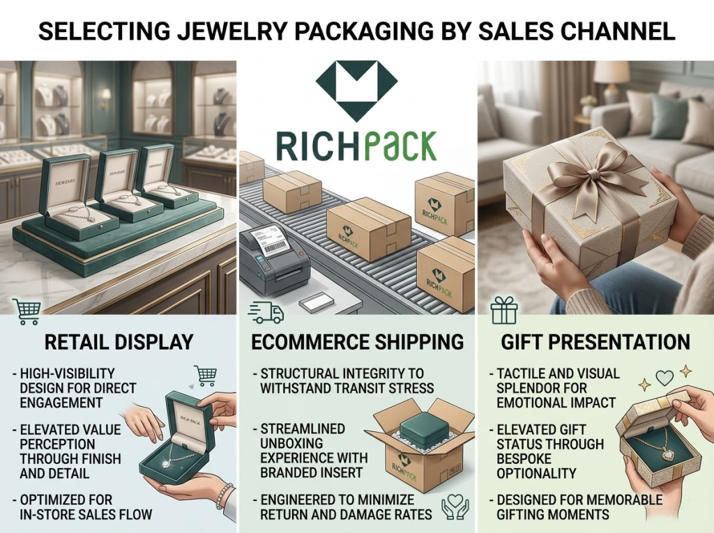 How to Choose the Right Necklace Box for Different Necklace Styles - Think About How the Necklace Will Be Presented