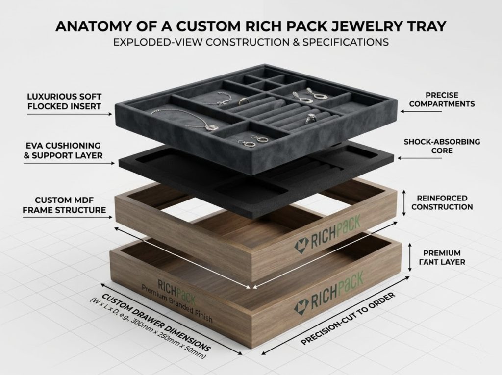 How to Choose The Best Jewelry Storage Trays for Drawers - When Custom Trays Beat Stock Options