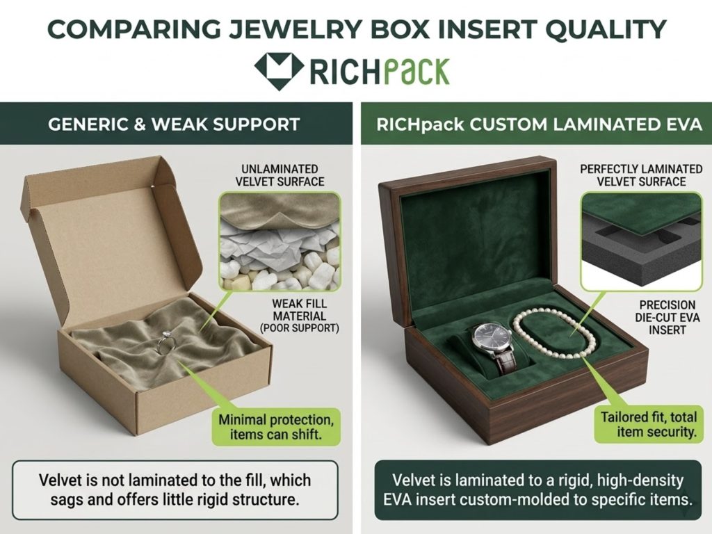 What Is The Best Material for Jewelry Box Inserts - When Velvet Alone Is Not Enough