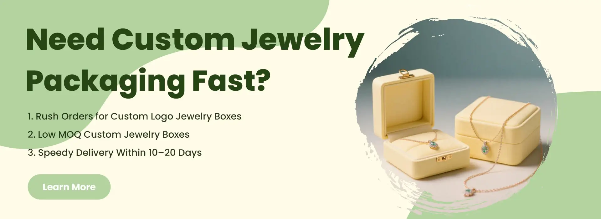 Jewelry Packaging Home banner