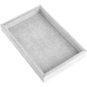 Jewelry Display Tray | Velvet Stackable Tray Gray | Richpack - jewelry display tray 2