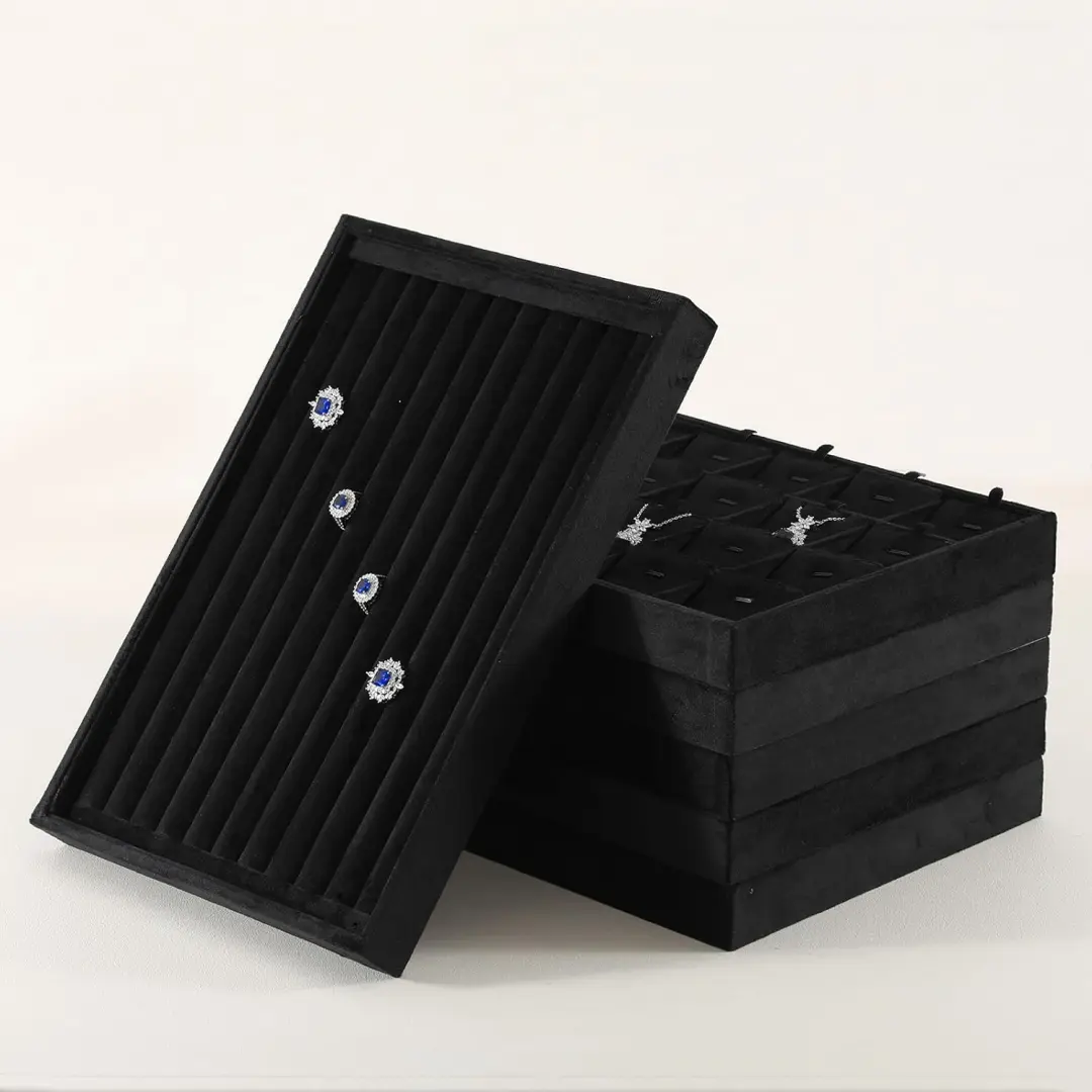 Modern Wood Jewelry Display Tray | 9.8