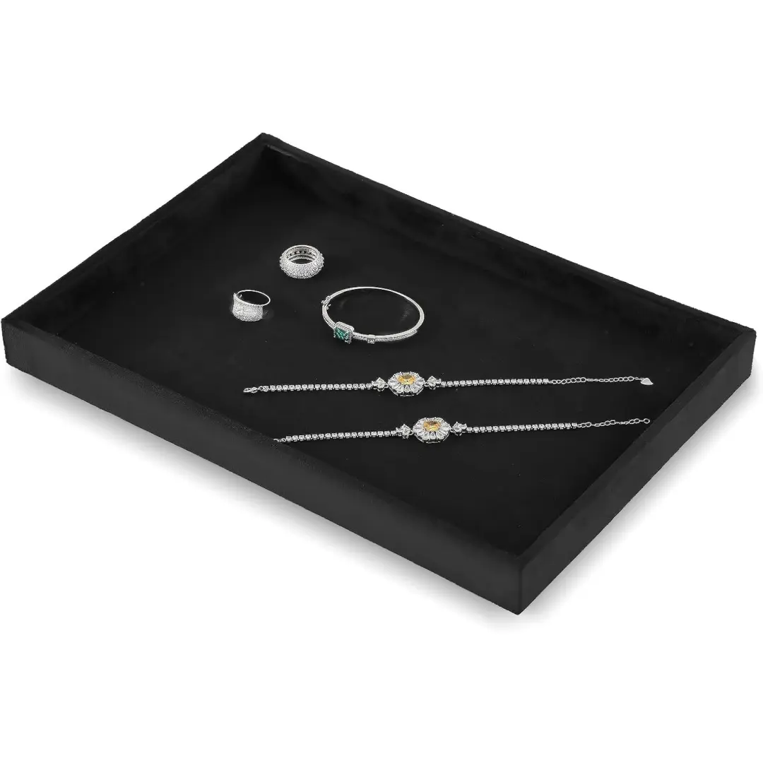 Modern Wood Jewelry Display Tray | 9.8