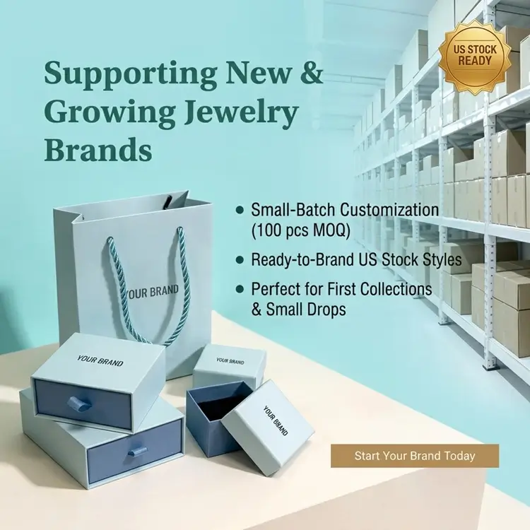 RICHPACK small-batch jewelry packaging with US stock support for new brands