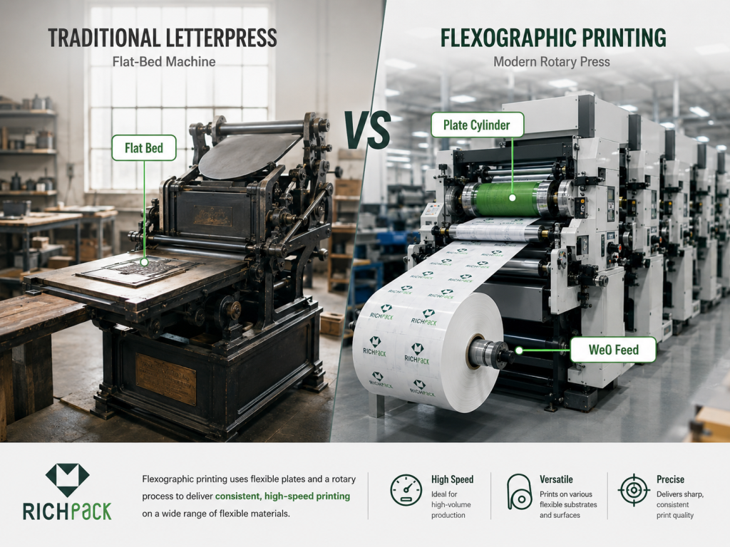 What Is Flexographic Printing and How Does It Work? - Flexo vs. Traditional Letterpress