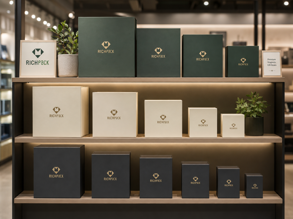 10 Creative Uses for Magnetic Gift Boxes - High End Retail Display and Shelf Presentation